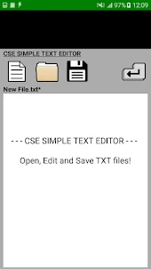 CSE Simple Text Editor