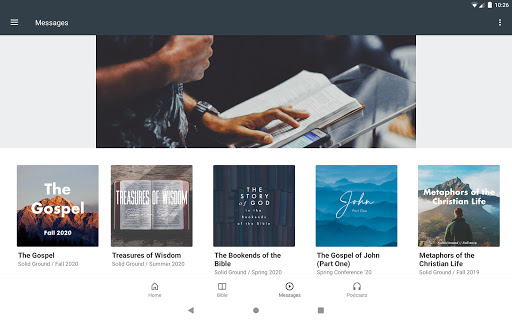 Screenshot of Christian Students on Campus