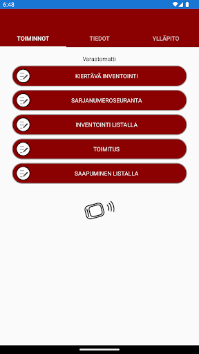 Android application Varastomatti screenshort