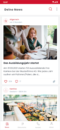 Android application Rayher Mitarbeiter-App screenshort