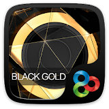Black Gold Go Launcher Theme icon
