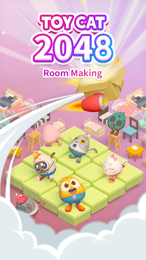 Android application Toy Cat 2048 screenshort