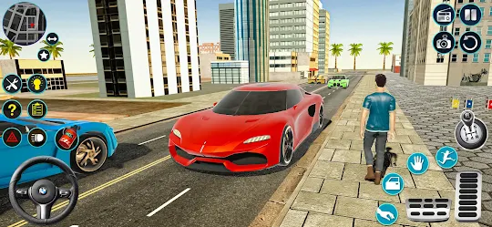 오픈 월드 운전 자동차 시뮬레이션 3D