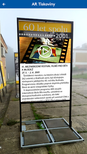 Android application Zlinfest AR screenshort