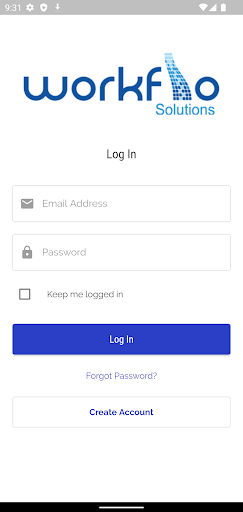 Android application Workflo Solutions screenshort