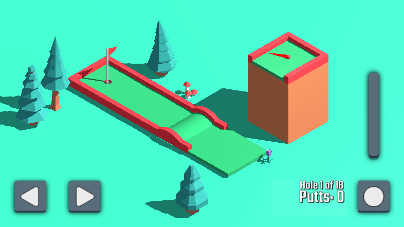 Android application Cartoon Mini Golf - Fun Golf Games 3D screenshort