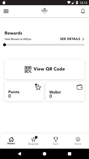 Android application Salvation Coffee Rewards screenshort
