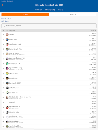 Sacombank Runners screenshot 16