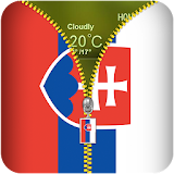 Slovakia Flag Zipper Locker icon