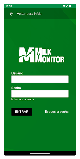 Milk Monitor Screen 2