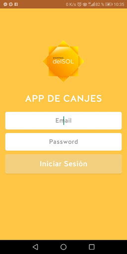 Android application Canjes en Tiendas del Sol screenshort