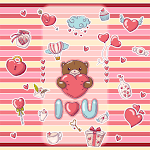 Cover Image of Télécharger Valentine Sticker - Wallpaper  APK
