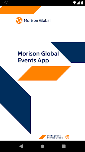 Android application Morison Global's event app screenshort