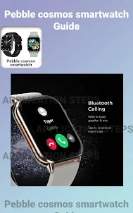 Pebble cosmos smartwatch Guide