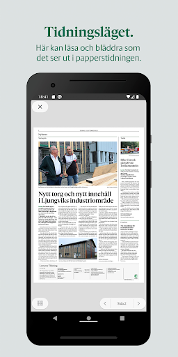 Lerums Tidning e-tidning Screen 3