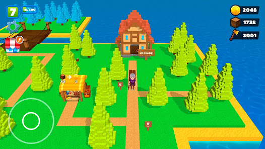 Island Craft Block World Build apkdebit screenshots 1