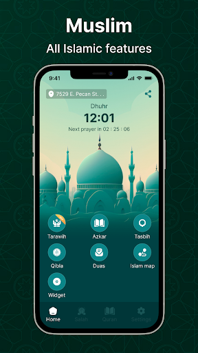 Android application Muslim: Azkar Prayer Times screenshort