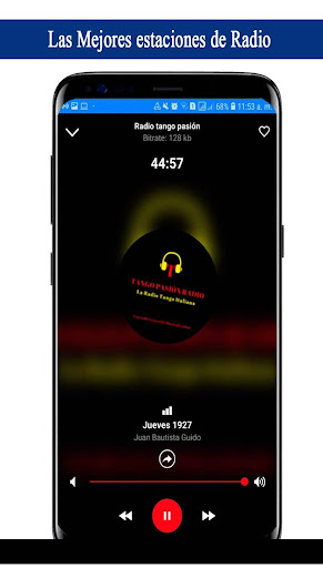 Tango Music Radio Screen 3