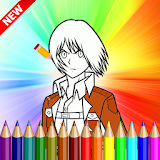how to color attack on titan icon