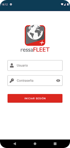 Android application ressaFLEET screenshort