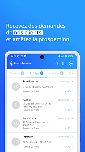 Android application Smart-Services screenshort