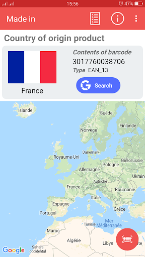 Android application Made in screenshort