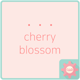 simple dot - cherry blossom 카카오톡 테마 icon