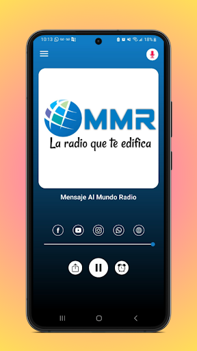 Android application Mensaje Al Mundo Radio screenshort
