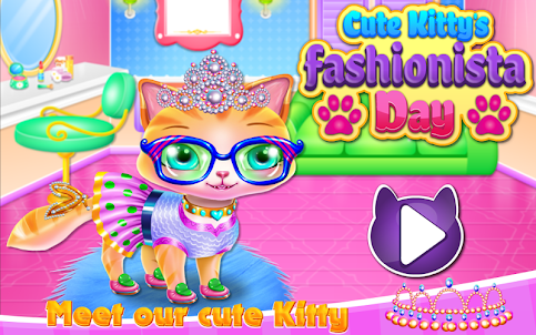 Cute Kitty Fashionista Day