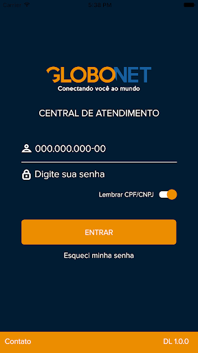 Android application Globo Net screenshort