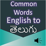 Common Words English to Telugu icon