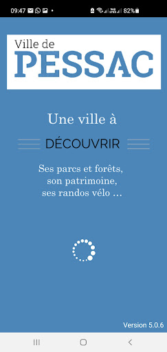 Android application Découvr’ Pessac screenshort