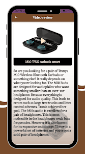 M10 TWS earbuds smart help‏
