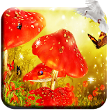 Magical World Fireflies Touch Live Wallpaper icon