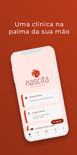 Android application Nascita Clínica da Mulher screenshort