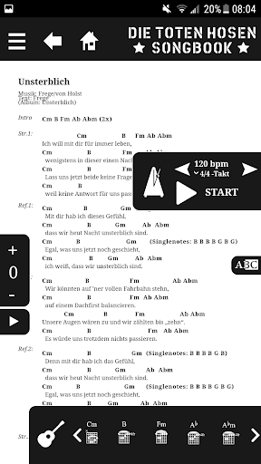 Die Toten Hosen Songbook - Bis Screen 3