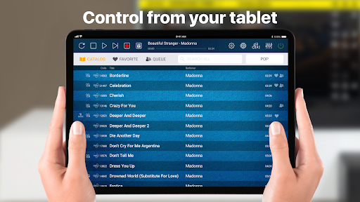 Android application EvoControl screenshort