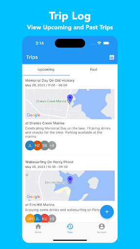 Android application Boat With Friends screenshort
