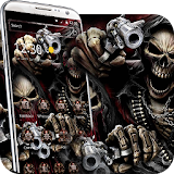 evil Skeleton brother 3d theme icon