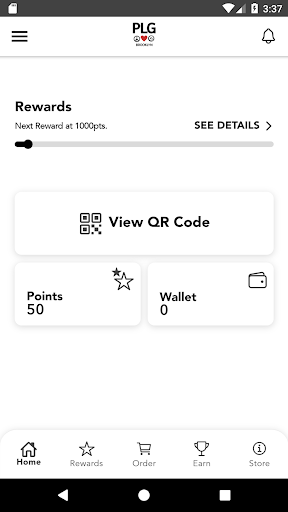 Android application PLG Rewards screenshort