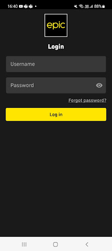 Android application TV by epic screenshort