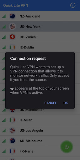 QuickLite VPN Screen 3
