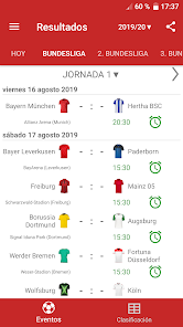 paso Superioridad O después Resultados para la Bundesliga - Apps en Google Play