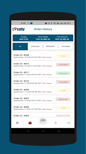 Locally Vendor Screen 3