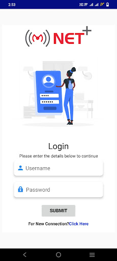 Android application M Netplus screenshort