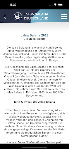 Android application Jalsa Salana Deutschland screenshort
