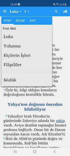 Temel Türkçe İncil Screen 2
