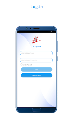 Android application Jai Logistics screenshort