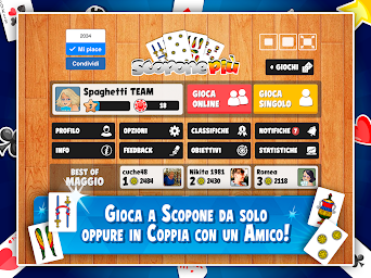 Scopone Più - Giochi di Carte