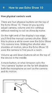 Amazon Echo Show 10 Guide